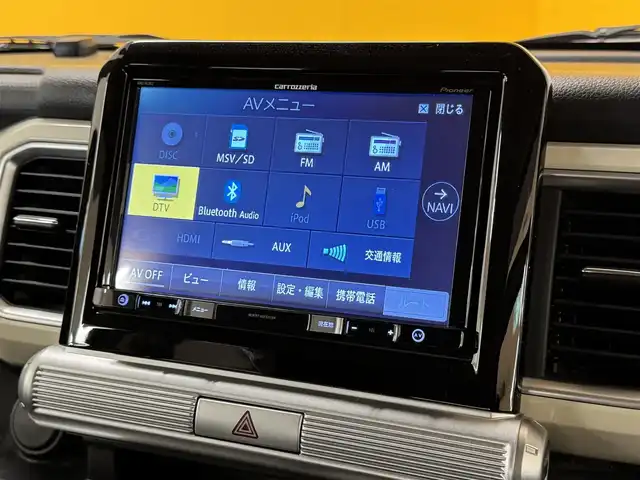 スズキ クロスビー HYBRID MZ 群馬県 2018(平30)年 7.8万km ミネラルグレーメタリック 3トーンコーディネート スズキセーフティサポート/・衝突軽減ブレーキ/・レーンキープアシスト/・リヤコーナーセンサー/・オートマチックハイビーム/・クルーズコントロール/純正８インチナビ/　　フルセグTV/AM/FM/    BT/SD/CD/DVD/MSV/バックカメラ/LEDオートライト/フォグランプ/前席シートヒーター/純正16インチAW/純正フロアマット/純正ドアバイザー/パドルシフト/横滑り防止機能/ビルトインETC/スマートキー/禁煙車
