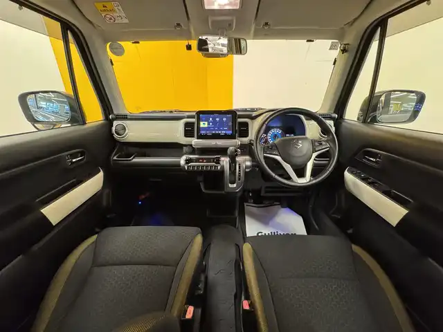 スズキ クロスビー HYBRID MZ 群馬県 2018(平30)年 7.8万km ミネラルグレーメタリック 3トーンコーディネート スズキセーフティサポート/・衝突軽減ブレーキ/・レーンキープアシスト/・リヤコーナーセンサー/・オートマチックハイビーム/・クルーズコントロール/純正８インチナビ/　　フルセグTV/AM/FM/    BT/SD/CD/DVD/MSV/バックカメラ/LEDオートライト/フォグランプ/前席シートヒーター/純正16インチAW/純正フロアマット/純正ドアバイザー/パドルシフト/横滑り防止機能/ビルトインETC/スマートキー/禁煙車