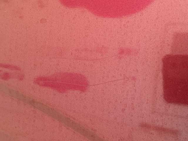 日産 セレナ X 埼玉県 2017(平29)年 4.2万km マルーンレッド インテリジェント エマージェンシーブレーキ/純正8インチナビ/　　CD/DVD/BT/フルセグ/USB/アラウンドビューモニター/フリップダウンモニター/両側電動スライドドア/クルーズコントロール/オートライト/コーナーセンサー/ETC/スマートキー×2/禁煙車