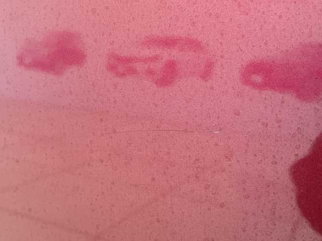 日産 セレナ X 埼玉県 2017(平29)年 4.2万km マルーンレッド インテリジェント エマージェンシーブレーキ/純正8インチナビ/　　CD/DVD/BT/フルセグ/USB/アラウンドビューモニター/フリップダウンモニター/両側電動スライドドア/クルーズコントロール/オートライト/コーナーセンサー/ETC/スマートキー×2/禁煙車