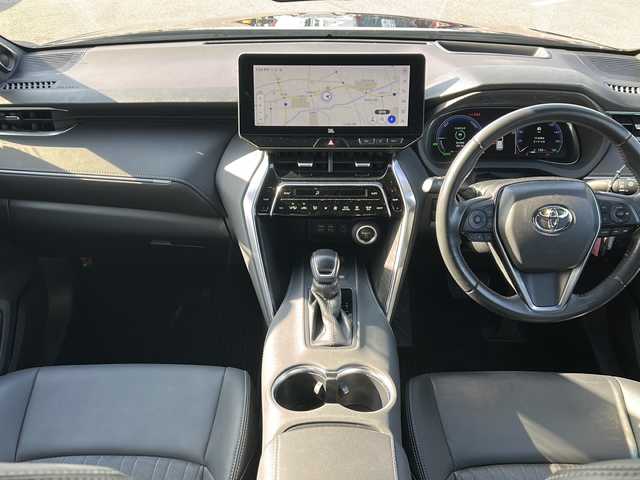 トヨタ ハリアー ハイブリッド Z 岐阜県 2023(令5)年 4.5万km ブラック 登録時走行距離44338km/ディスプレイオーディオ/全方位カメラ/ＪＢＬサウンド/パノラマルーフ/デジタルインナーミラー/ハーフレザーシート/電動リアゲート/パワーシート/ＥＴＣ/ＵＳＢ/Ｂｌｕｅｔｏｏｔｈ/純正アルミホイール/純正フロアマット/プッシュスタート/スマートキー/オートライト/オートハイビーム/コーナーセンサー前後/LEDヘッドライト/衝突軽減システム/ワンオーナー車/レーンキープアシスト/ウィンカーミラー/保証書/取説