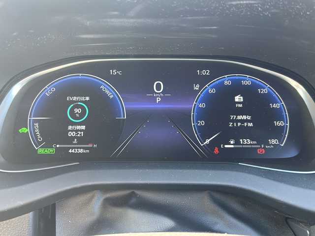 トヨタ ハリアー ハイブリッド Z 岐阜県 2023(令5)年 4.5万km ブラック 登録時走行距離44338km/ディスプレイオーディオ/全方位カメラ/ＪＢＬサウンド/パノラマルーフ/デジタルインナーミラー/ハーフレザーシート/電動リアゲート/パワーシート/ＥＴＣ/ＵＳＢ/Ｂｌｕｅｔｏｏｔｈ/純正アルミホイール/純正フロアマット/プッシュスタート/スマートキー/オートライト/オートハイビーム/コーナーセンサー前後/LEDヘッドライト/衝突軽減システム/ワンオーナー車/レーンキープアシスト/ウィンカーミラー/保証書/取説