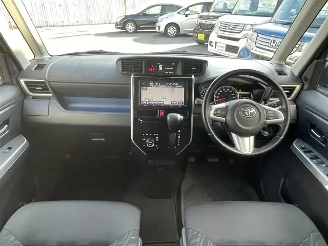 トヨタ タンク カスタムG S 福岡県 2016(平28)年 9.1万km ブラックマイカメタリック (株)IDOMが運営する【じしゃロン八幡西店】の自社ローン対象車両になります。こちらは現金ご利用時の価格です。自社ローンご希望の方は別途その旨お申付け下さい。/スマートキー/純正メモリナビ/地デジ/Ｂｌｕｅｔｏｏｔｈ/バックカメラ/両側パワースライドドア/クルーズコントロール/ETC/オートライト