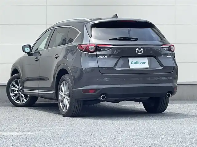 マツダ ＣＸ－８ XD Lパッケージ 茨城県 2018(平30)年 6.8万km マシーングレープレミアムM 純正メモリナビ/(CD/DVD/BT/フルセグTV)/全方位カメラ/衝突被害軽減システム/車線逸脱警報/レーダークルーズコントロール/レザーシート/横滑り防止装置/ETC/アイドリングストップ/LEDヘッドライト/フォグランプ/オートライト/ウィンカーミラー/電動格納ミラー/純正19インチAW/シートヒーター/後席シートヒーター/パワーシート/ステアリングヒーター/BSM/ヘッドアップディスプレイ/パワーバックドア/電子パーキングブレーキ/オートホールド/プッシュスタート/スマートキー/純正フロアマット