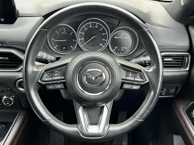 マツダ ＣＸ－８ XD Lパッケージ 茨城県 2018(平30)年 6.8万km マシーングレープレミアムM 純正メモリナビ/(CD/DVD/BT/フルセグTV)/全方位カメラ/衝突被害軽減システム/車線逸脱警報/レーダークルーズコントロール/レザーシート/横滑り防止装置/ETC/アイドリングストップ/LEDヘッドライト/フォグランプ/オートライト/ウィンカーミラー/電動格納ミラー/純正19インチAW/シートヒーター/後席シートヒーター/パワーシート/ステアリングヒーター/BSM/ヘッドアップディスプレイ/パワーバックドア/電子パーキングブレーキ/オートホールド/プッシュスタート/スマートキー/純正フロアマット