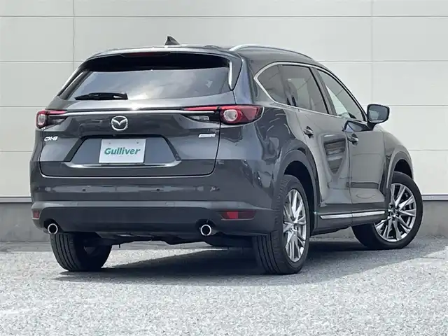 マツダ ＣＸ－８ XD Lパッケージ 茨城県 2018(平30)年 6.8万km マシーングレープレミアムM 純正メモリナビ/(CD/DVD/BT/フルセグTV)/全方位カメラ/衝突被害軽減システム/車線逸脱警報/レーダークルーズコントロール/レザーシート/横滑り防止装置/ETC/アイドリングストップ/LEDヘッドライト/フォグランプ/オートライト/ウィンカーミラー/電動格納ミラー/純正19インチAW/シートヒーター/後席シートヒーター/パワーシート/ステアリングヒーター/BSM/ヘッドアップディスプレイ/パワーバックドア/電子パーキングブレーキ/オートホールド/プッシュスタート/スマートキー/純正フロアマット
