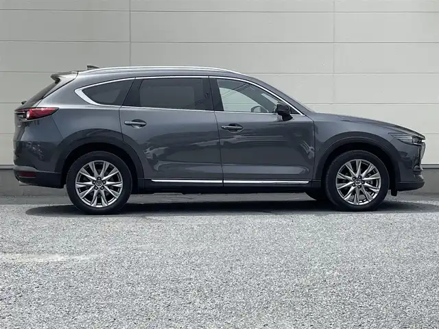 マツダ ＣＸ－８ XD Lパッケージ 茨城県 2018(平30)年 6.8万km マシーングレープレミアムM 純正メモリナビ/(CD/DVD/BT/フルセグTV)/全方位カメラ/衝突被害軽減システム/車線逸脱警報/レーダークルーズコントロール/レザーシート/横滑り防止装置/ETC/アイドリングストップ/LEDヘッドライト/フォグランプ/オートライト/ウィンカーミラー/電動格納ミラー/純正19インチAW/シートヒーター/後席シートヒーター/パワーシート/ステアリングヒーター/BSM/ヘッドアップディスプレイ/パワーバックドア/電子パーキングブレーキ/オートホールド/プッシュスタート/スマートキー/純正フロアマット