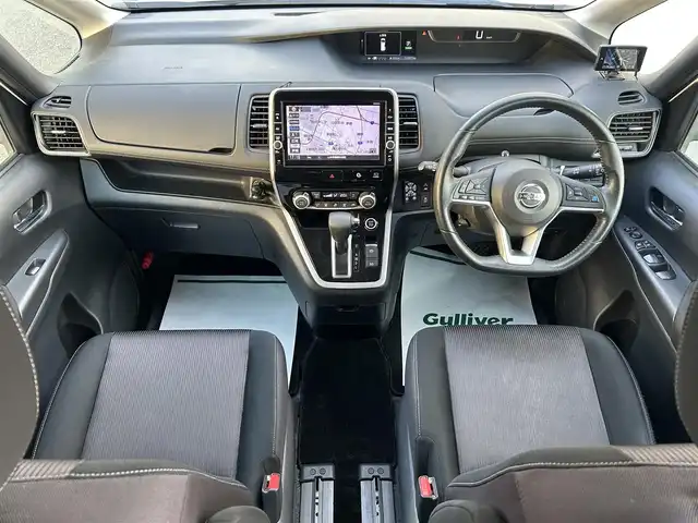 日産 セレナ ハイウェイスター Vセレクション 山形県 2017(平29)年 11.4万km ブリリアントホワイトパール 衝突被害軽減システム/フリップダウンモニター/純正HDDナビ/　　【CD　DVD　BT　フルセグ　MSV　AUX　USB】/全周囲カメラ/両側パワースライドドア/追従型クルーズコントロール/純正15インチアルミホイール/純正フロアマット/ドライブレコーダー/電動格納ウィンカーミラー/WAAC/コーナーセンサー/インテリジェントキー×２/ETC