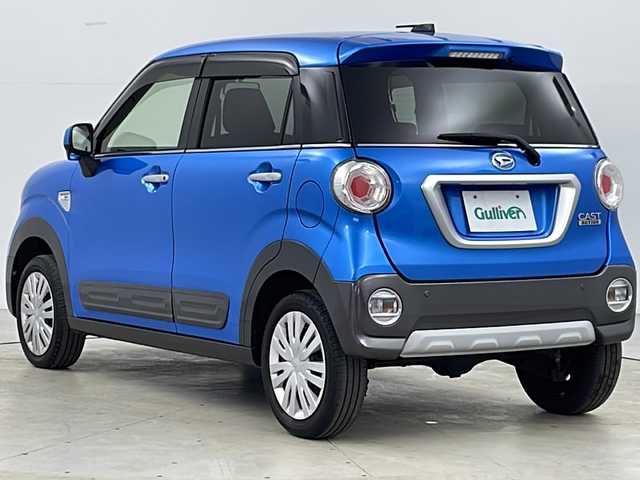 ダイハツ キャスト アクティバ G SAⅡ 道央・札幌 2017(平29)年 5.9万km スプラッシュブルーM ・4WD/・ワンオーナー/・社外ナビTV&BT&CD&DVD/・スマートアシスト２/・誤発進抑制機能/・車線逸脱警報/・ダウンヒルアシストコントロール/・スマートキー/・アイドリングストップ/・プッシュスタート/・オートライト/・LEDヘッドライト/・LEDフォグ/・ドアミラーヒーター/・電動格納ドアミラー/・ドアバイザー