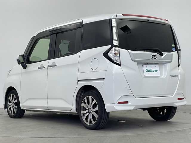 ダイハツ トール カスタムG ターボ SAⅡ 鹿児島県 2017(平29)年 4.9万km パールホワイトⅢ スマートキー×2/純正ナビ【NSZN-W67D】/バックカメラ/純正前後ドライブレコーダー【DRN-H66N】/クルーズコントロール/両側パワースライドドア/衝突被害軽減ブレーキ/純正フロアマット/サンシェード/LEDヘッドライト/アイドリングストップ/ETC/保証書/取扱説明書