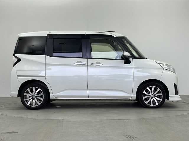 ダイハツ トール カスタムG ターボ SAⅡ 鹿児島県 2017(平29)年 4.9万km パールホワイトⅢ スマートキー×2/純正ナビ【NSZN-W67D】/バックカメラ/純正前後ドライブレコーダー【DRN-H66N】/クルーズコントロール/両側パワースライドドア/衝突被害軽減ブレーキ/純正フロアマット/サンシェード/LEDヘッドライト/アイドリングストップ/ETC/保証書/取扱説明書