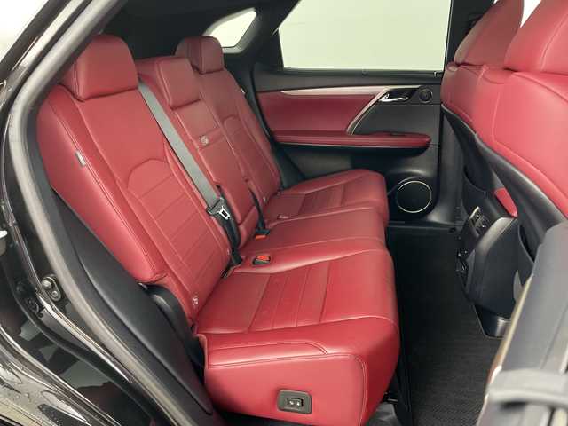 レクサス ＲＸ 450h Fスポーツ 道央・札幌 2015(平27)年 4.2万km グラファイトブラックガラスフレーク ４ＷＤ/純正ディスプレイオーディオ＆ナビＴＶ＆ＢＴ＆ＤＶＤ＆ＣＤ＆ＡｐｐｌｅＣａｒＰｌａｙ＆ＡｎｄｒｏｉｄＡｕｔｏ/バック＆左サイドカメラ/パノラマサンルーフ/赤革シート/全席シートヒーター/前席パワーシート＆ベンチレーション/純正ナビ/バックカメラ/フルセグTV/前後ドラレコ/レーダークルーズコントロール/ブラインドスポットモニター/レーンキーピングアシスト/プリクラッシュセーフティ/コーナーセンサー/パワーバックドア/電動リアシート(リクライニング調整)/ヘッドアップディスプレイ/スペアキー/純正ビルトインＥＴＣ