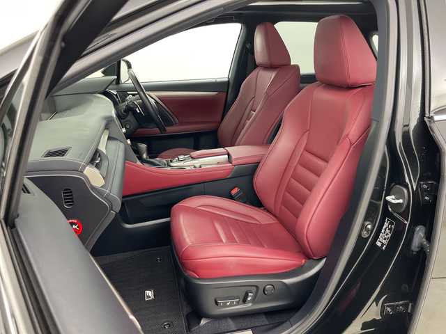 レクサス ＲＸ 450h Fスポーツ 道央・札幌 2015(平27)年 4.2万km グラファイトブラックガラスフレーク ４ＷＤ/純正ディスプレイオーディオ＆ナビＴＶ＆ＢＴ＆ＤＶＤ＆ＣＤ＆ＡｐｐｌｅＣａｒＰｌａｙ＆ＡｎｄｒｏｉｄＡｕｔｏ/バック＆左サイドカメラ/パノラマサンルーフ/赤革シート/全席シートヒーター/前席パワーシート＆ベンチレーション/純正ナビ/バックカメラ/フルセグTV/前後ドラレコ/レーダークルーズコントロール/ブラインドスポットモニター/レーンキーピングアシスト/プリクラッシュセーフティ/コーナーセンサー/パワーバックドア/電動リアシート(リクライニング調整)/ヘッドアップディスプレイ/スペアキー/純正ビルトインＥＴＣ