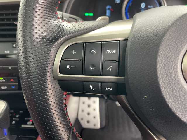 レクサス ＲＸ 450h Fスポーツ 道央・札幌 2015(平27)年 4.2万km グラファイトブラックガラスフレーク ４ＷＤ/純正ディスプレイオーディオ＆ナビＴＶ＆ＢＴ＆ＤＶＤ＆ＣＤ＆ＡｐｐｌｅＣａｒＰｌａｙ＆ＡｎｄｒｏｉｄＡｕｔｏ/バック＆左サイドカメラ/パノラマサンルーフ/赤革シート/全席シートヒーター/前席パワーシート＆ベンチレーション/純正ナビ/バックカメラ/フルセグTV/前後ドラレコ/レーダークルーズコントロール/ブラインドスポットモニター/レーンキーピングアシスト/プリクラッシュセーフティ/コーナーセンサー/パワーバックドア/電動リアシート(リクライニング調整)/ヘッドアップディスプレイ/スペアキー/純正ビルトインＥＴＣ