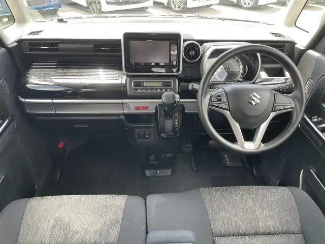 スズキ スペーシア カスタム HYBRID GS 福岡県 2018(平30)年 8.7万km ブルーイッシュブラックパール3 (株)IDOMが運営する【じしゃロン八幡西店】の自社ローン専用車両になります。こちらは現金またはオートローンご利用時の価格です。自社ローンご希望の方は別途その旨お申付け下さい/社外メモリナビ/【Bluetooth・CD・DVD・TV】/コーナーセンサー/片側パワースライドドア/バックカメラ/ワンオーナー/純正アルミホイール/サイドエアバック/純正リアスポイラー/フロントフォグランプ/LEDヘッドライト