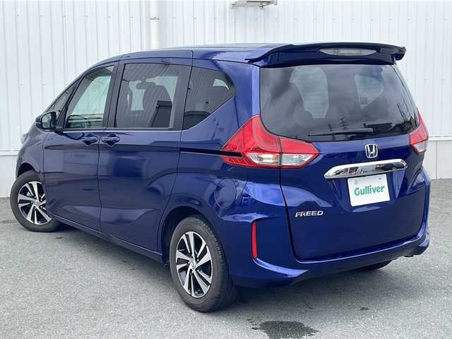 ホンダ フリード G ホンダセンシング 三重県 2019(平31)年 1.9万km コバルトブルーパール 純正ナビ/バックカメラ/AplleCarPlay/衝突軽減ブレーキ/レーンキープアシスト/レーダークルーズコントロール/両側パワースライドドア/ETC/ステアリングリモコン/オートライト/LEDヘッドライト/黄色フォグライト/前後ドライブレコーダー/アイドリングストップ/先行車発進お知らせ/標識認識/電動格納ミラー/禁煙車
