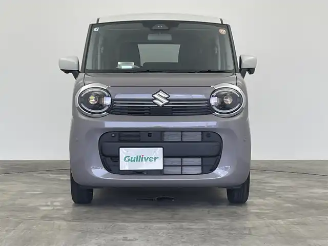 スズキ ワゴンＲ スマイル HYBRID S 群馬県 2025(令7)年 0.1万km グレー 純正メーカーＯＰ９インチナビ　全方位カメラ　衝突軽減　レーンキープ　追従クルコン　ヘッドライトアップディスプレイ　パーキングソナー　横滑り防止　シートヒーター　ＬＥＤヘッドライト　スマートキー