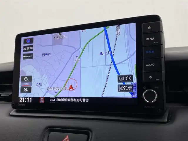 ホンダ ヴェゼル ハイブリッド e:HEV Z 宮城県 2021(令3)年 5.5万km プラチナホワイトパール 純正ナビ　/アダプティブクルーズコントロール　/衝突軽減ブレーキ　/路外逸脱抑制　/ブラインドスポットインフォメーション　/誤発信抑制/電動パーキングブレーキ/オートホールド/パワーバックドア　/ワイヤレス充電　/シートヒーター /ETC/前後ドライブレコーダー/バックモニター/LEDヘッドライト/純正18インチAW/センターコンソールイルミネーション /フルセグTV/CD/DVD/Bluetooth/禁煙車