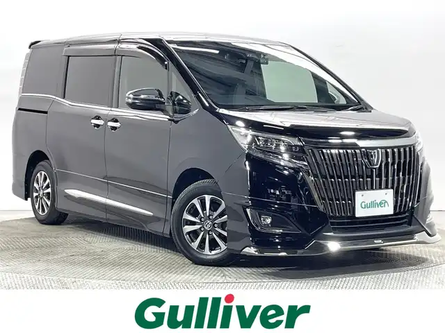 トヨタ エスクァイア Gi プレミアムパッケージ ブラックテーラード 大阪府 2019(令1)年 1.2万km ブラック モデリスタエアロ 純正10incナビTV バックカメラ ハーフレザー シートヒーター クルーズコントロール 衝突軽減ブレーキ レーンアシスト オートハイビーム 両側パワースライドドア ドライブレコーダー ワンオーナー