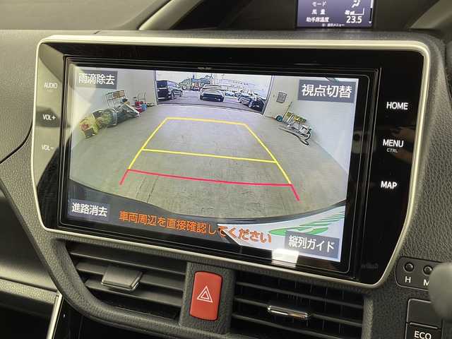 トヨタ ヴォクシー ZS 煌Ⅱ 愛知県 2020(令2)年 3.5万km ブラック ・ZSの特別仕様車　煌II/・純正ナビ/・純正12.1型後席フリップダウンモニター/・純正アルミホイールあり/・フルセグTV/・両側電動スライドドア/・前方ドライブレコーダー(ナビ連動)/・ETCビルトイン2.0/・ファブリックシート/・フォグランプ/・TOYOTAセーフティセンス/・社外フロアマット/・純正バイザー/・革ハンドルカバー/・リアクーラー/・充電用USB/・クルーズコントロール/・パワーステアリング/・プッシュスタート/・エアロパーツ（フロントバンパー・フロントフェンダー・リヤバンパー・リヤスポイラー）