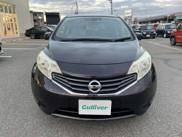 日産 ノート X DIG－S エマージェンシーB 石川県 2014(平26)年 6.5万km オーロラモーヴ エマージェンシーブレーキ/純正メモリーナビ/フルセグTV/アラウンドビューモニター/ETC/インテリキー/プッシュスタート/オートエアコン/保証書