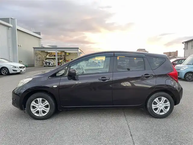 日産 ノート X DIG－S エマージェンシーB 石川県 2014(平26)年 6.5万km オーロラモーヴ エマージェンシーブレーキ/純正メモリーナビ/フルセグTV/アラウンドビューモニター/ETC/インテリキー/プッシュスタート/オートエアコン/保証書