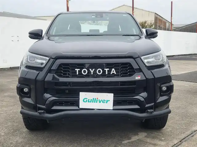 トヨタ ハイラックス Z GRスポーツ 群馬県 2022(令4)年 6.4万km アティチュードブラックマイカ 〇純正8インチナビ/〇パノラミックビューカメラ/〇プリクラッシュセーフティー/〇レーンディパーチャーアラート/〇アクティブトラクションコントロール/〇レーダークルーズコントロール/〇ETC/〇ドライブレコーダー/〇パドルシフト/〇ハーフレザーシート/〇パワーシート（運転席）/〇左右独立温度調整機能付オートエアコン/〇JAOS17インチアルミ/〇JAOSマッドガード/〇社外トノカバー/〇ハンドルカバー取付/〇スマートキー/〇禁煙車