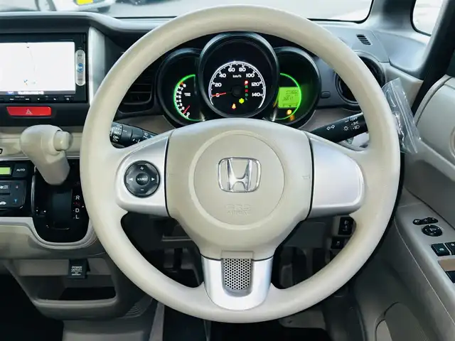 ホンダ Ｎ ＢＯＸ G Lパッケージ 岡山県 2014(平26)年 7.4万km スマートブラック (株)IDOMが運営する【じしゃロン岡山店】の自社ローン対象車両になります。こちらは現金ご利用時の価格です。自社ローンご希望の方は別途その旨お申付け下さい。/＊純正TV/＊純正ナビ　/＊ワンセグテレビ/＊片側パワースライドドア/＊プッシュスタート/＊スマートキー