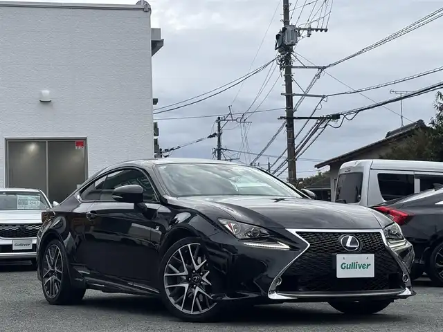 レクサス ＲＣ 300h Fスポーツ 熊本県 2015(平27)年 5.9万km スターライトブラックガラスフレーク 純正メーカーナビ/【フルセグTV/Bluetooth再生/CD/DVD】/バックカメラ/クルーズコントロール/パドルシフト/LEDオートライト/フォグライト/黒レザーシート/シートヒーター/エアーシート/ステアリングヒーター/純正ドライブレコーダー/ETC/プッシュスタート/スマートキー/スペアキー/カードキー/保証書/取扱説明書