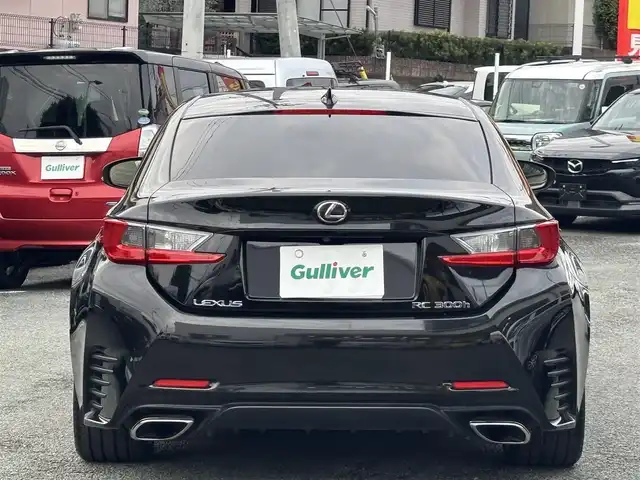 レクサス ＲＣ 300h Fスポーツ 熊本県 2015(平27)年 5.9万km スターライトブラックガラスフレーク 純正メーカーナビ/【フルセグTV/Bluetooth再生/CD/DVD】/バックカメラ/クルーズコントロール/パドルシフト/LEDオートライト/フォグライト/黒レザーシート/シートヒーター/エアーシート/ステアリングヒーター/純正ドライブレコーダー/ETC/プッシュスタート/スマートキー/スペアキー/カードキー/保証書/取扱説明書