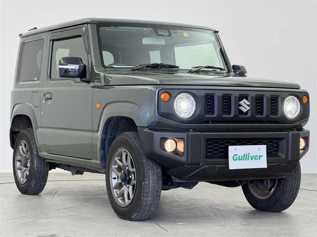 スズキ ジムニー XC 愛知県 2020(令2)年 6.5万km ジャングルグリーン ４WD/クルーズコントロール/バックカメラ/純正9インチSDナビ/シートヒーター/フルセグTV/Bluetooth/ミラーヒーター/ウィンカー付きドアミラー/フォグランプ/ETC/革巻きステアリング/背面タイヤ/タイヤカバー/純正マット