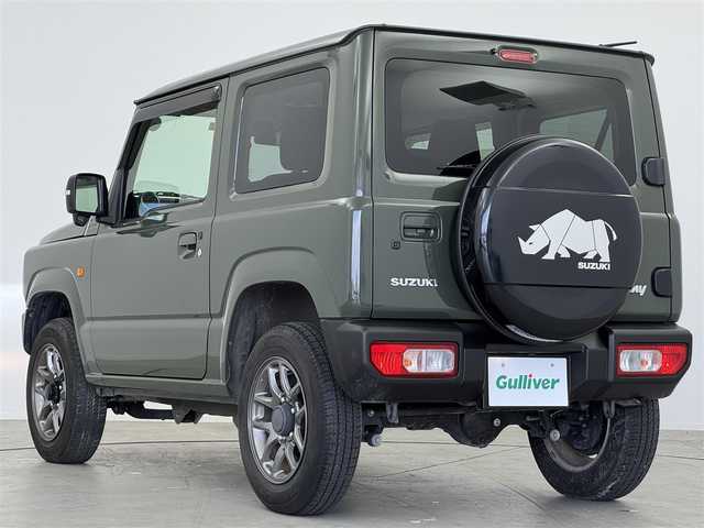 スズキ ジムニー XC 愛知県 2020(令2)年 6.5万km ジャングルグリーン ４WD/クルーズコントロール/バックカメラ/純正9インチSDナビ/シートヒーター/フルセグTV/Bluetooth/ミラーヒーター/ウィンカー付きドアミラー/フォグランプ/ETC/革巻きステアリング/背面タイヤ/タイヤカバー/純正マット