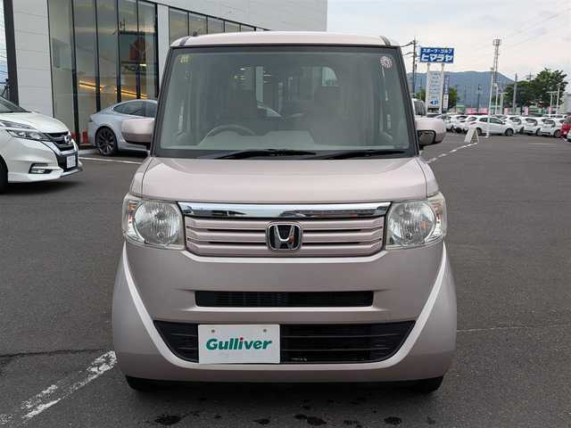 ホンダ Ｎ ＢＯＸ G 福井県 2012(平24)年 7.3万km チェリーシェルピンクメタリック ４WD/横滑り防止装置/盗難防止装置/クラリオン６．２インチメモリナビ/ワンセグテレビ/ヒルスタートアシスト/チップアップシート/ダブルエアバッグ/純正フロアマット/スマートキー/保証書・取説