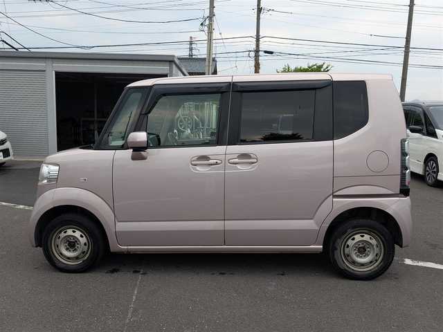 ホンダ Ｎ ＢＯＸ G 福井県 2012(平24)年 7.3万km チェリーシェルピンクメタリック ４WD/横滑り防止装置/盗難防止装置/クラリオン６．２インチメモリナビ/ワンセグテレビ/ヒルスタートアシスト/チップアップシート/ダブルエアバッグ/純正フロアマット/スマートキー/保証書・取説
