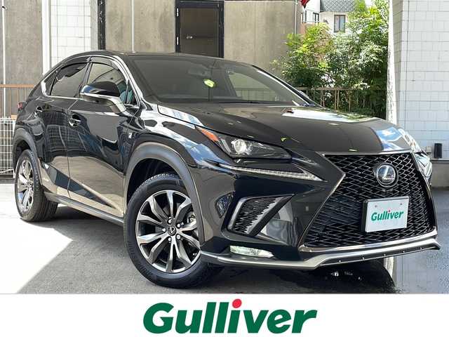 レクサス ＮＸ 300h Fスポーツ 京都府 2019(平31)年 8.5万km グラファイトブラックガラスフレーク 純正ナビ/パノラミックビューモニター/シートヒータ/ベンチレーター/メモリーパワーシート/BSM/ハンドルヒーター/ワンセグテレビ/サンルーフ/スマートキー/純正18インチAW/ドライブレコーダー（TZ-D101）/クルーズコントロール/レーンキープアシスト/コーナーセンサー/衝突被害軽減システム/ウィンカーミラー