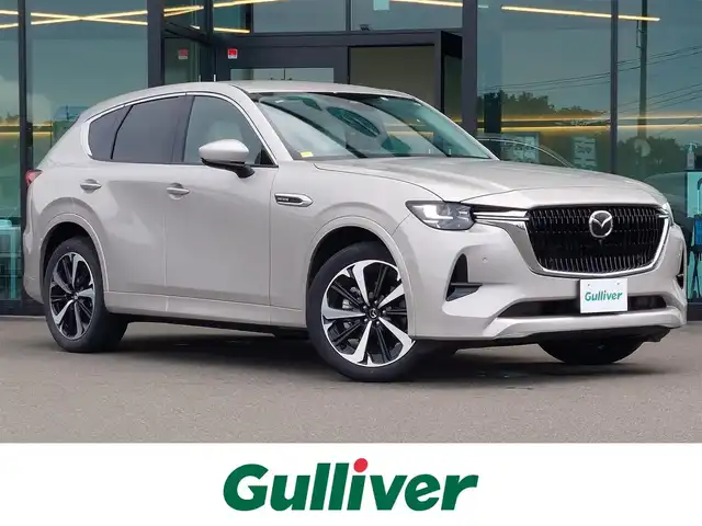 マツダ ＣＸ－６０ XD HV エクスクルーシブモダン 東京都 2022(令4)年 2.9万km プラチナクォーツメタリック 12.3インチセンターディスプレイ/360°ビューモニター/ビルトインETC/ヘッドアップディスプレイ/ワイヤレス充電/スマートブレーキサポート/ブラインドスポットモニター/コーナーセンサー/レーダークルーズコントロール/パドルシフト/AC100V/シートヒーター/ベンチレーションシート/ステアリングヒーター/パワーシート