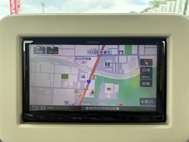 スズキ ラパン L 三重県 2017(平29)年 5.4万km フェニックスレッドパール 社外メモリナビ(MDV-D305BT)/　TV/CD/DVD/Bluetooth/スマートキー/プッシュスタート/シートヒーター/レーダーブレーキサポート/電動格納ミラー
