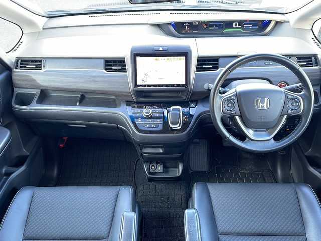 ホンダ フリード＋ ハイブリット G ホンダセンシング 大阪府 2022(令4)年 3.8万km クリスタルブラックパール 純正ナビ/（CD/DVD/Bluetooth）/フルセグTV/バックカメラ/ETC/両側パワースライドドア/純正１５インチAW/ハーフレザーシート/前席シートヒーター/革巻きステアリング/ステアリングリモコン/純正マット/保証書/取扱説明書