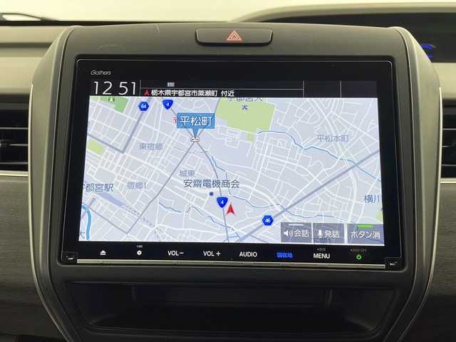 ホンダ フリード＋ ハイブリット G ホンダセンシング 栃木県 2022(令4)年 3.8万km クリスタルブラックパール 純正ナビ/（CD/DVD/Bluetooth/フルセグ）/ホンダセンシング/レーダークルーズコントロール/衝突軽減システム/標識認識機能/車線逸脱抑制機能/先行車発進お知らせ/バックカメラ/ETC/両側パワースライドドア/純正１５インチAW/前席シートヒーター/革巻きステアリング/ステアリングリモコン/純正フロアマット/プッシュスタート/スマートキー