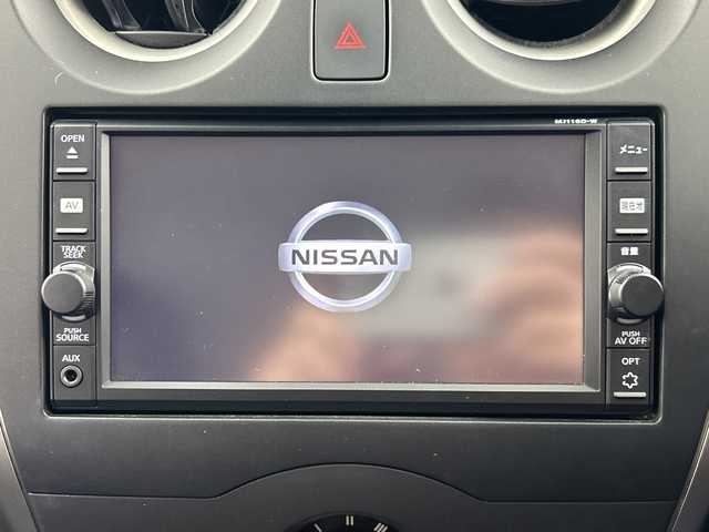 日産 ノート X 福島県 2016(平28)年 1.4万km シャイニングブルー /禁煙車//純正ナビ（MJ116D-W）//フルセグTV・Bluetooth//バックモニター//エマージェンシーブレーキ//ETC//レーンキープアシスト//電動格納ミラー//パワーウィンドウ//プッシュスタート//ドアバイザー