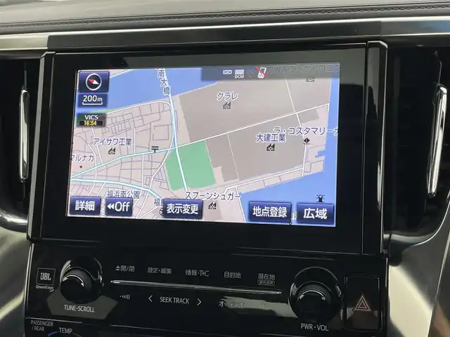 トヨタ アルファード S Cパッケージ 岡山県 2019(令1)年 6.2万km ブラック サンルーフ/JBLサウンド/フリップダウンモニター/純正ナビ/・FM/AM/Bluetooth/フルセグ/CD/DVD/HDMI/パノラマミックビューモニター/デジタルインナーミラー/合皮シート/・パワーシート/・ベンチレーション/・シートヒーター/ステアリングヒーター/パワーバックドア/ドライブレコーダー/ETC2.0/トヨタセーフティーセンス/・プリクラッシュセーフティ/・レーンディパーチャーアラート/・レーダークルーズコントロール/・オートマチックハイビーム/・コーナーセンサー/両側パワースライドドア/純正アルミ/フロアマット