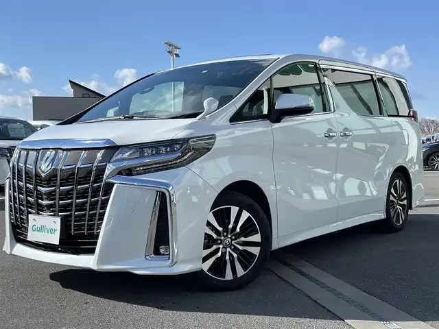 トヨタ アルファード S Cパッケージ 奈良県 2022(令4)年 1.7万km ホワイトパールクリスタルシャイン 純正ナビ　/フルセグＴＶ　/ビルトインＥＴＣ　/ハンドルヒーター　/シートヒーター（Ｄ＋Ｎ席）　/エアーシート（Ｄ＋Ｎ席）　/ブレーキホールド　/電子パーキング　/サンルーフ　/車外バックカメラ　/クルーズコントロール/スマートキー/電動リアゲート/純正アルミホイール/パワーシート/ドライブレコーダー