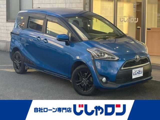 トヨタ シエンタ G 愛知県 2016(平28)年 8.1万km コバルトブルーメタリック (株)IDOMが運営する【じしゃロン豊川店】の自社ローン専用車両になります。こちらは現金またはオートローンご利用時の価格です。自社ローンご希望の方は別途その旨お申付け下さい/ 社外メモリナビ/　◯ CD再生機能/　◯ DVD再生機能/　◯ フルセグTV/　◯ BT対応/ バックカメラ/ ETC/ 両側パワースライドドア/ プッシュスタート/ 革巻ステアリング/ オートライト/ ドアバイザー/ ウインカーミラー/ 純正フロアマット