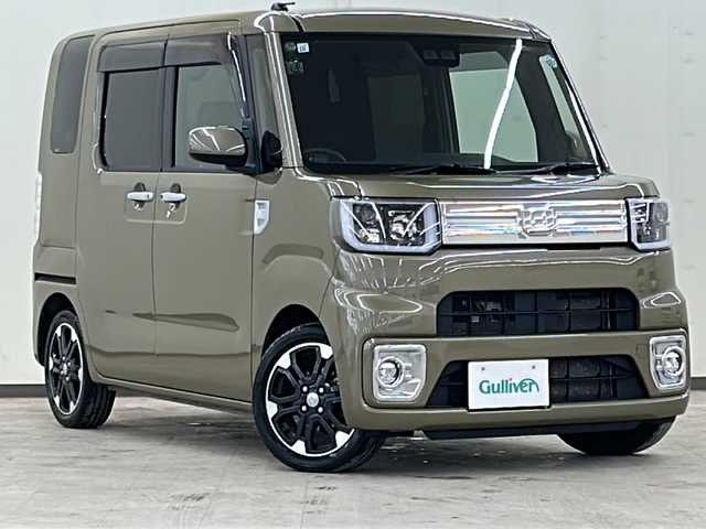 ダイハツ ウェイク G ターボ　レジャーエディション SA Ⅲ 道央・札幌 2019(令1)年 2.7万km オフビートカーキM /ワンオーナー//ターボ//純正ナビ//フルセグTV//バックカメラ//両側パワースライドドア//社外前後ドライブレコーダー//LEDヘッドライト//フォグランプ//オートライト//オートマチックハイビーム/ア/ルミ付スタッドレスタイヤ積込