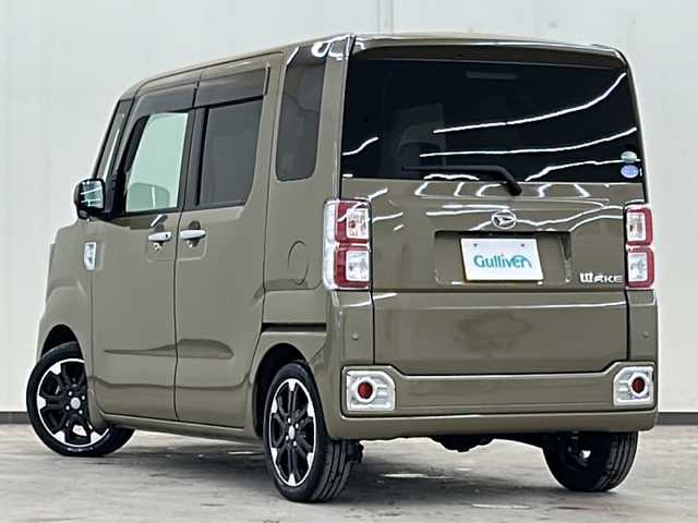 ダイハツ ウェイク G ターボ　レジャーエディション SA Ⅲ 道央・札幌 2019(令1)年 2.7万km オフビートカーキM /ワンオーナー//ターボ//純正ナビ//フルセグTV//バックカメラ//両側パワースライドドア//社外前後ドライブレコーダー//LEDヘッドライト//フォグランプ//オートライト//オートマチックハイビーム/ア/ルミ付スタッドレスタイヤ積込