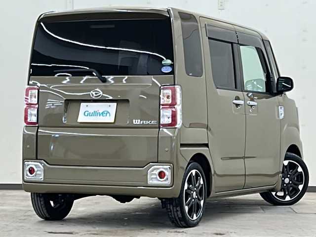 ダイハツ ウェイク G ターボ　レジャーエディション SA Ⅲ 道央・札幌 2019(令1)年 2.7万km オフビートカーキM /ワンオーナー//ターボ//純正ナビ//フルセグTV//バックカメラ//両側パワースライドドア//社外前後ドライブレコーダー//LEDヘッドライト//フォグランプ//オートライト//オートマチックハイビーム/ア/ルミ付スタッドレスタイヤ積込