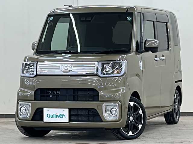 ダイハツ ウェイク G ターボ　レジャーエディション SA Ⅲ 道央・札幌 2019(令1)年 2.7万km オフビートカーキM /ワンオーナー//ターボ//純正ナビ//フルセグTV//バックカメラ//両側パワースライドドア//社外前後ドライブレコーダー//LEDヘッドライト//フォグランプ//オートライト//オートマチックハイビーム/ア/ルミ付スタッドレスタイヤ積込