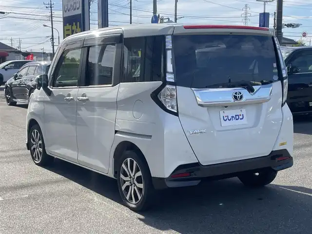 トヨタ タンク カスタムG－T 群馬県 2017(平29)年 8.5万km パールホワイトⅢ (株)IDOMが運営する【じしゃロン伊勢崎店】の自社ローン専用車両になりますこちらは現金またはオートローンご利用時の価格です。自社ローンご希望の方は別途その旨お申付け下さい/純正ナビ（NSZT-W66T）/　AM/FM/CD/DVD/Bluetooth/フルセグ）/バックカメラ/プリクラッシュセーフティ/クルーズコントロール/ビルトインETC2.0/前ドライブレコーダー（DRT-H66A)/両側パワースライドドア/LEDヘッドライト/革巻きステアリング/ステアリングスイッチ/オートライト/スマートキー
