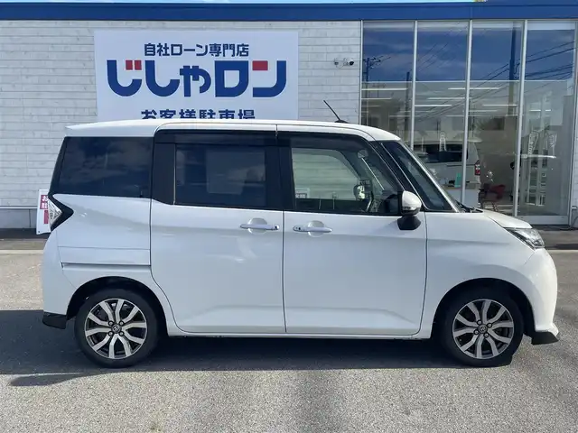 トヨタ タンク カスタムG－T 群馬県 2017(平29)年 8.5万km パールホワイトⅢ (株)IDOMが運営する【じしゃロン伊勢崎店】の自社ローン専用車両になりますこちらは現金またはオートローンご利用時の価格です。自社ローンご希望の方は別途その旨お申付け下さい/純正ナビ（NSZT-W66T）/　AM/FM/CD/DVD/Bluetooth/フルセグ）/バックカメラ/プリクラッシュセーフティ/クルーズコントロール/ビルトインETC2.0/前ドライブレコーダー（DRT-H66A)/両側パワースライドドア/LEDヘッドライト/革巻きステアリング/ステアリングスイッチ/オートライト/スマートキー