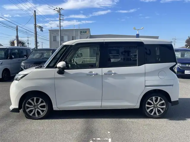 トヨタ タンク カスタムG－T 群馬県 2017(平29)年 8.5万km パールホワイトⅢ (株)IDOMが運営する【じしゃロン伊勢崎店】の自社ローン専用車両になりますこちらは現金またはオートローンご利用時の価格です。自社ローンご希望の方は別途その旨お申付け下さい/純正ナビ（NSZT-W66T）/　AM/FM/CD/DVD/Bluetooth/フルセグ）/バックカメラ/プリクラッシュセーフティ/クルーズコントロール/ビルトインETC2.0/前ドライブレコーダー（DRT-H66A)/両側パワースライドドア/LEDヘッドライト/革巻きステアリング/ステアリングスイッチ/オートライト/スマートキー